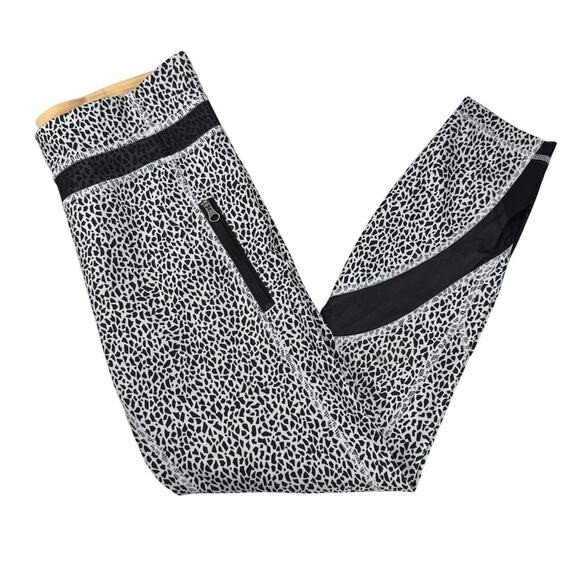LULULEMON Inspire Tight II Mesh Size 6 Miss Mosaic White / Black - Picture 6 of 11